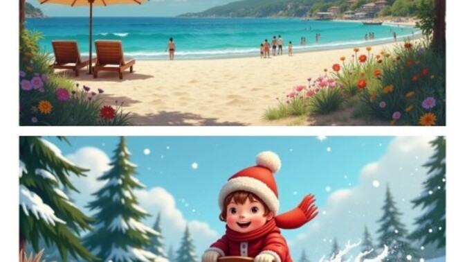 Yaz tatili mi, kış tatili mi daha senlik?