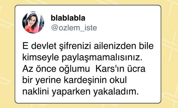 E-devlet şifrenizi başkalarıyla paylaşıyor musunuz?