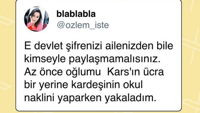 E-devlet şifrenizi başkalarıyla paylaşıyor musunuz?