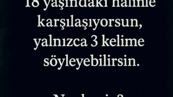 Nasıl bir konuşma olurdu?