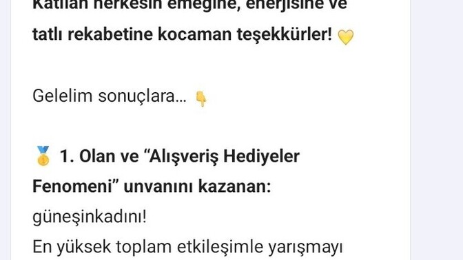 Alışveriş & Hediyeler Fenomeni Oldum Bir Tebrik Alabilir Miyim?