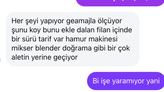 Evinizde mutfak robotu var mı?
