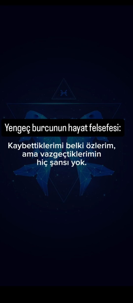 Yengeç 🦀 burcu olmaktan daha zor olan ne var?