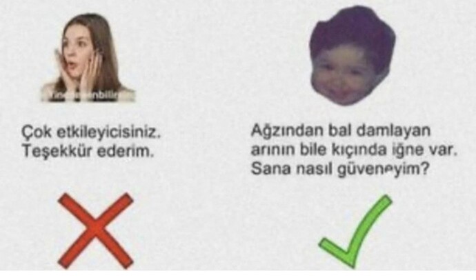 Biri iltifat edince ne dersiniz?