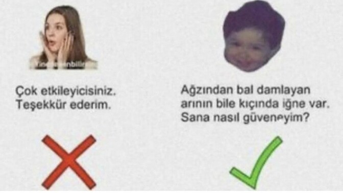 Biri iltifat edince ne dersiniz?