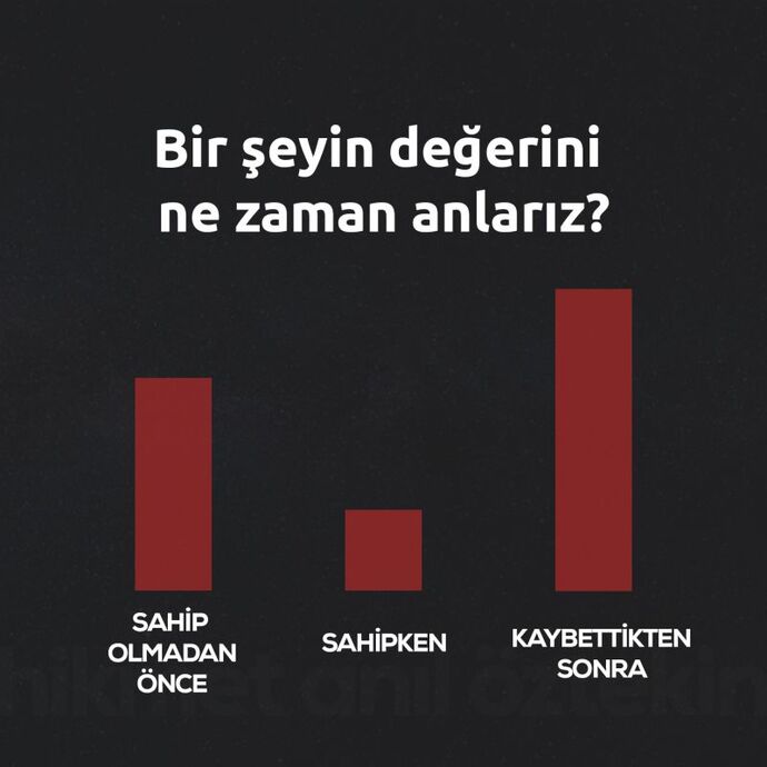 Neyi kaybedince kıymetini anladın?