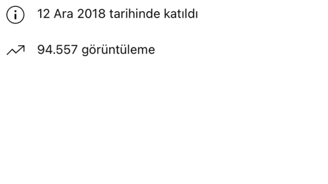 Kaç izlenme olunca yotubur olurum?