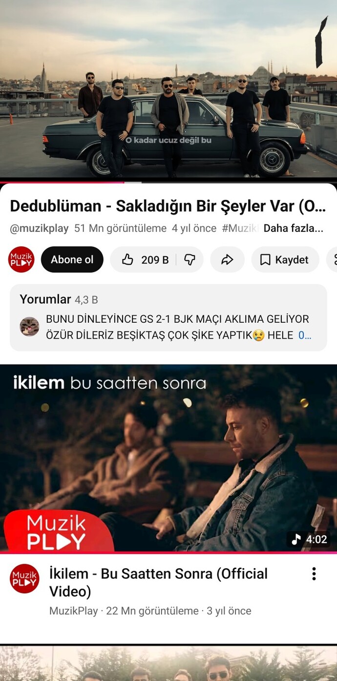 Gelir mi şarkı önerileri?