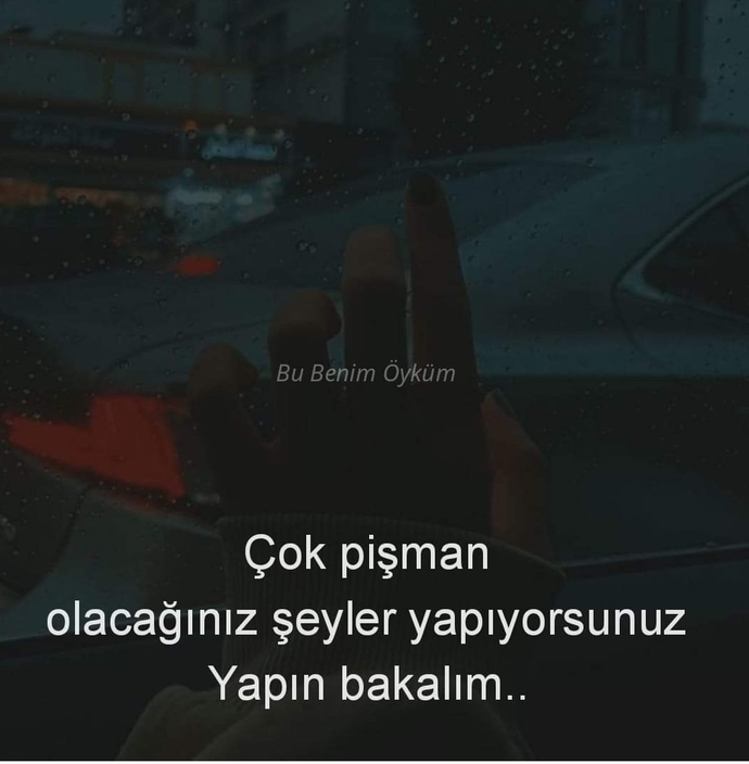 Pişman olacağınız şeyler var mı?