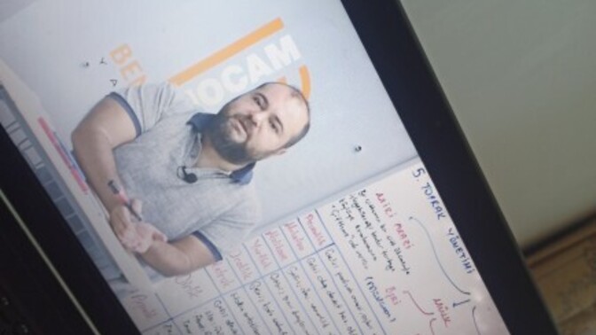 Sabah sabah ders çalışan kaç kişi var?