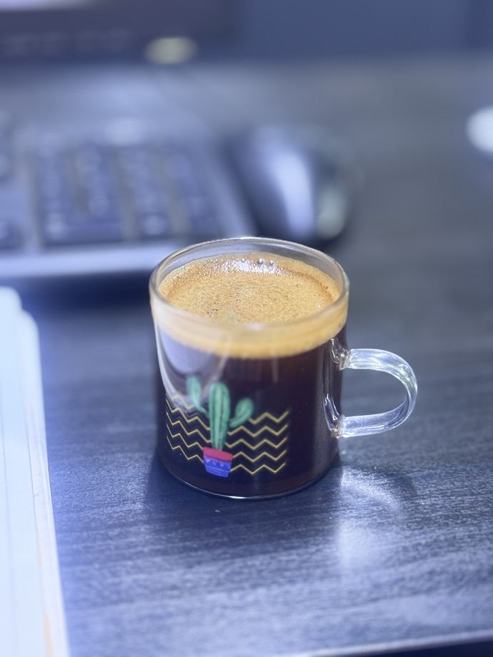 Kahve bardağım çok güzel değil mi ya?