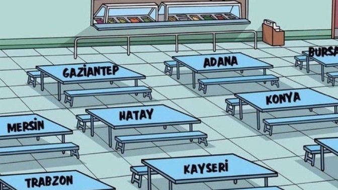 Acıksan hangi masaya oturursun?