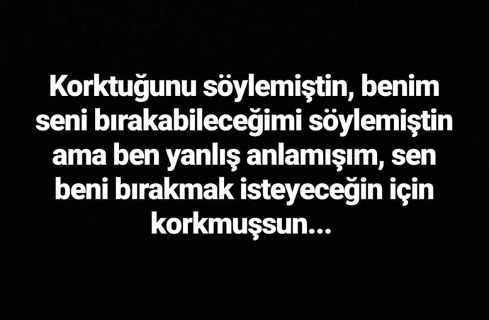 En son ne için korktunuz?