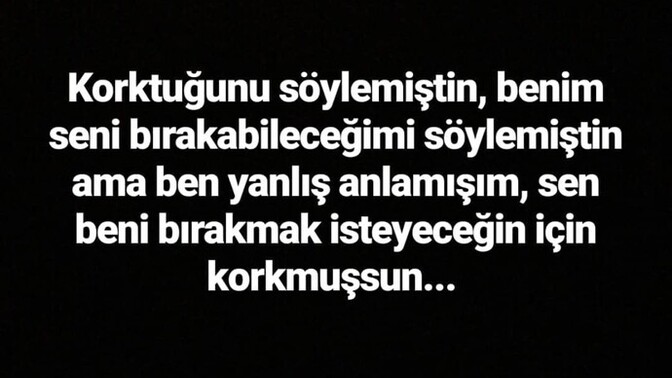 En son ne için korktunuz?