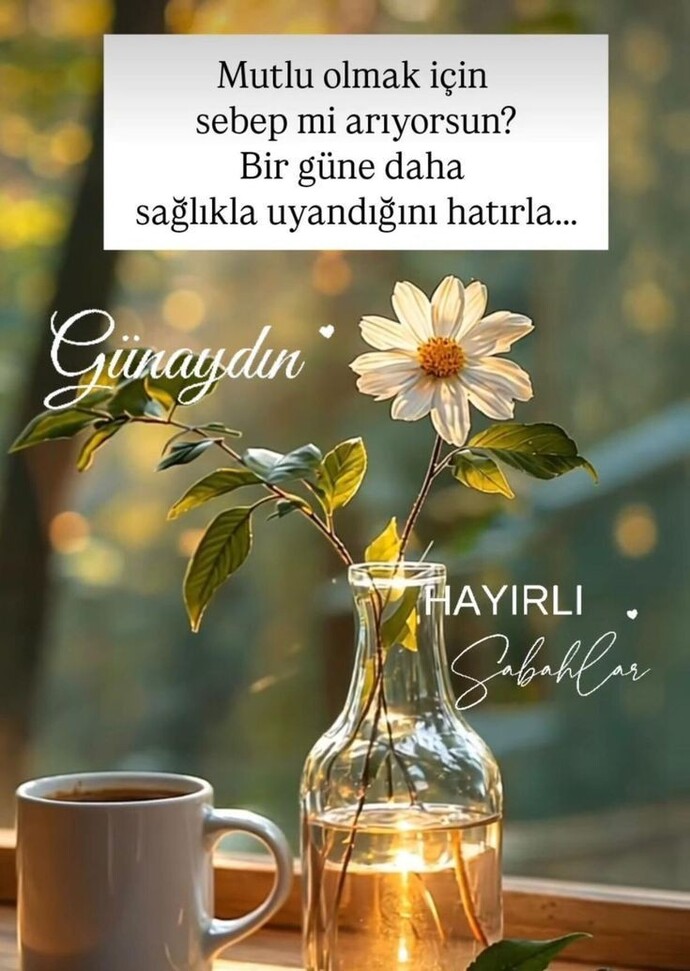 Günaydınlar olsun 🥰 hafta sonu planları yapıldı mı?