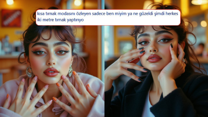 Herkes uzun tırnak yaptırıyor. Kısa tırnak modasını özlüyor musunuz?