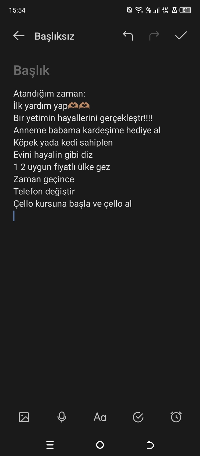 Atandığım zaman hayallerim böyle sizce nasıl?