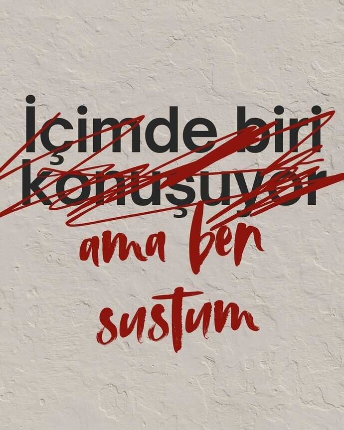 Sen mi daha çok konuşuyorsun, iç sesin mi?