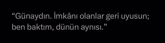 Uykucumusunuz Değilmisiniz?