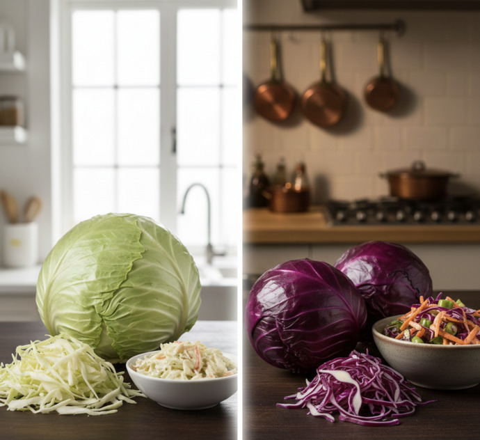 Beyaz lahana mı mor lahana mı?