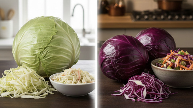 Beyaz lahana mı mor lahana mı?