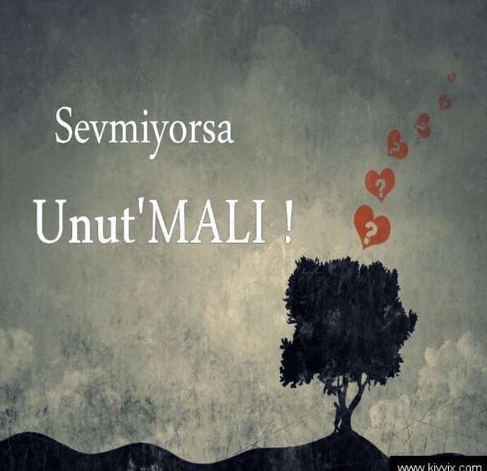Sevmeyeni unutmalıyız mı?