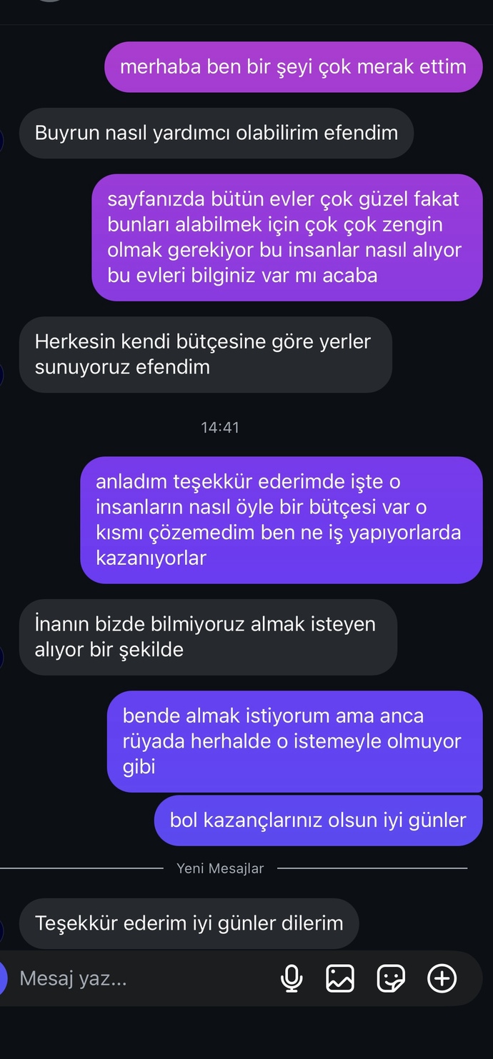 Merakımda haklı degil miyim?
