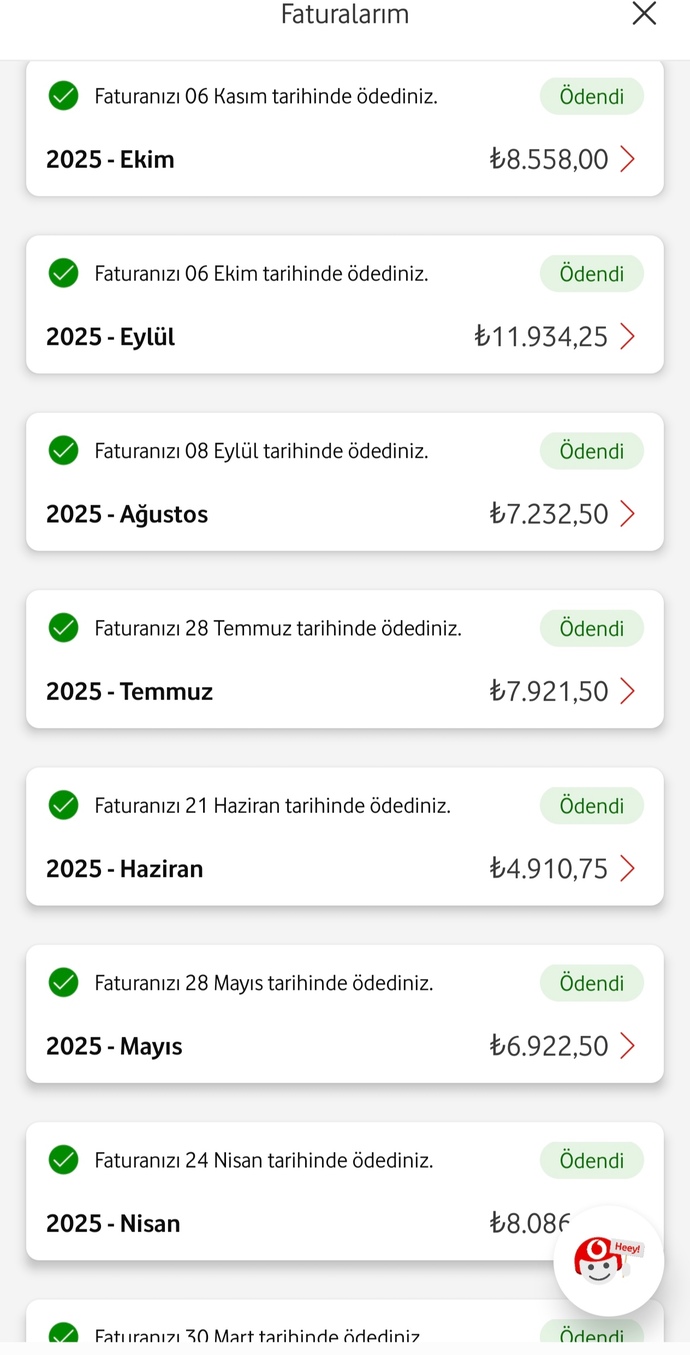 Telefon faturası ne kadar ödüyorsunuz?