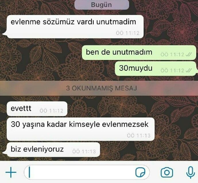 B planı olarak evlenmek üzere anlaştığınız biri oldu mu hiç? 💕👰🏻🤵🏻