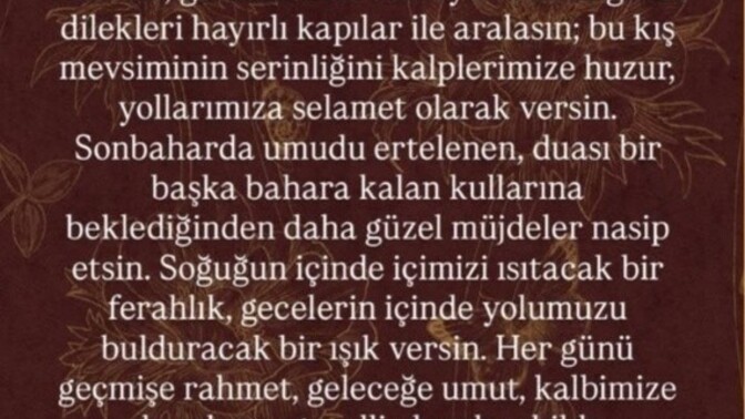 Bu ayın sizin için herhangi bir önemi var mı?