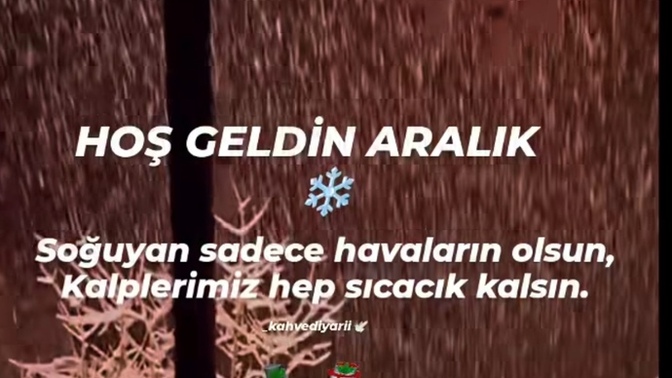 Aralık ayından bir beklentiniz var mı?