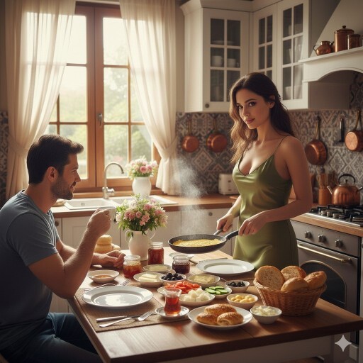 Benimde bir kocam olsaydı, kahvaltısını hazırlayıp öperek işe gönderirim dediğiniz oluyor mu?