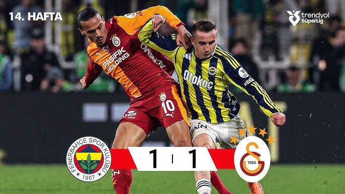 Fenerbahçe 1 - Galatasaray 1... Sözde dünya derbisi futbolun Fsi oynanmadan berabere bitti! Maçı nasıl buldunuz?