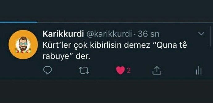 Kürtçe şarkılar dinler misiniz?