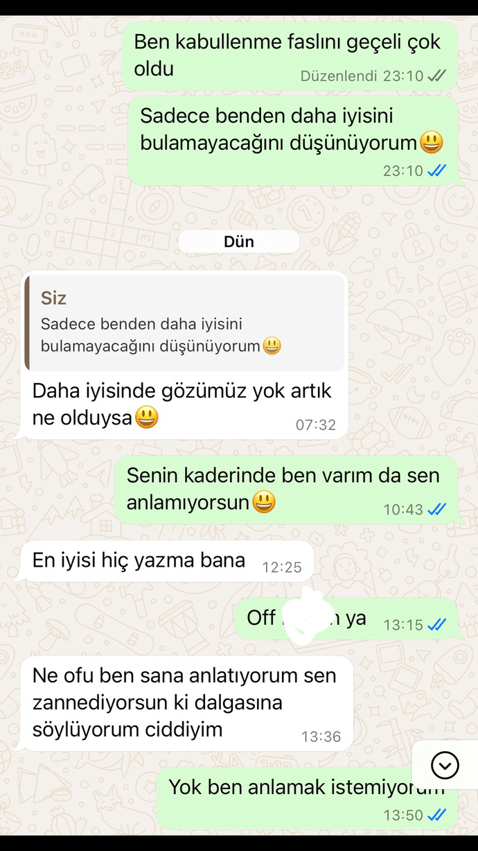 Bir erkek neden böyle konuşur sizce yorumlar mısınız?