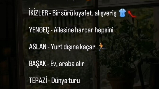 Yılbaşı ikramiyesi size çıksa ne yapardınız?