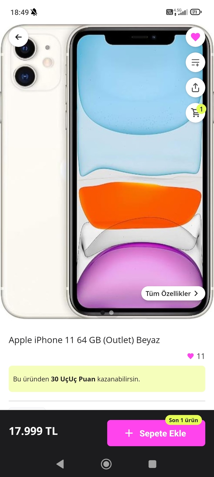 Outlet telefon alır mısınız?