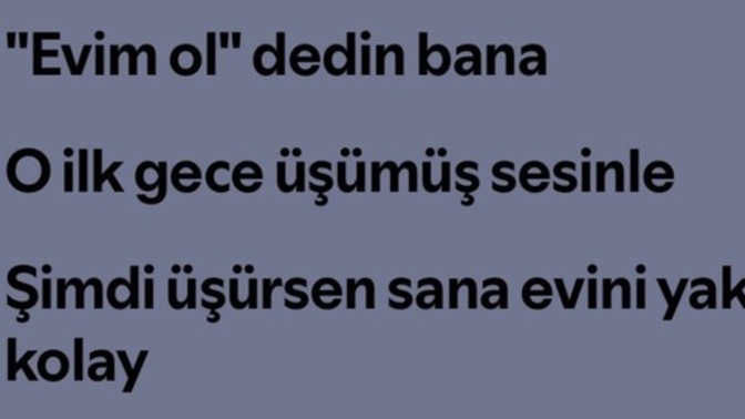 Etkilendiğin bir söz var mı?