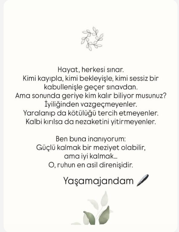 İyilik yapmaktan neden veya niçin vazgeçtiniz?