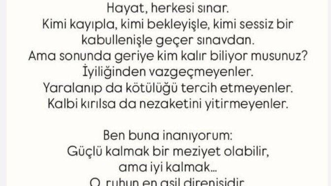 İyilik yapmaktan neden veya niçin vazgeçtiniz?