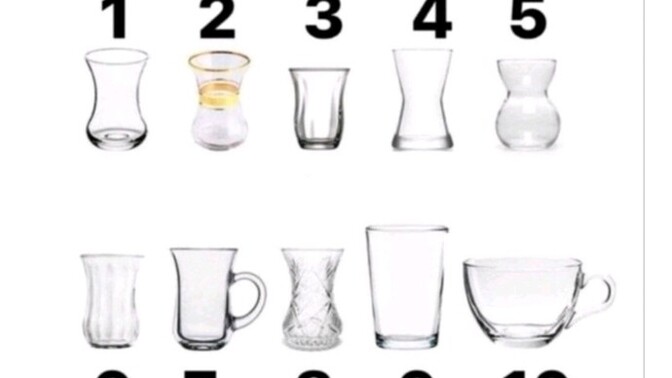 Çayı hangi bardaktan içersin?