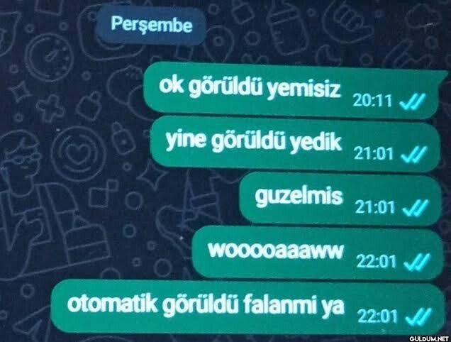 Sevgiliniz görüldü atarsa mı zorunuza gider, kısa cevaplar verirse mi?