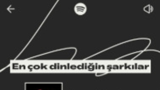 Spotify 2025 özeti çıkmış en çok hangi şarkıları dinlediniz?