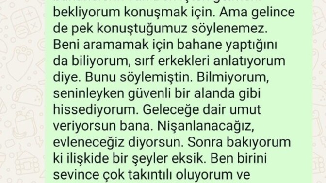 Ayrılık mesajlarımızı okur musunuz?