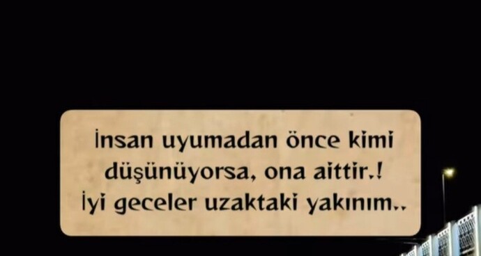 Aklındakine mi aitsin yanındakine mi?