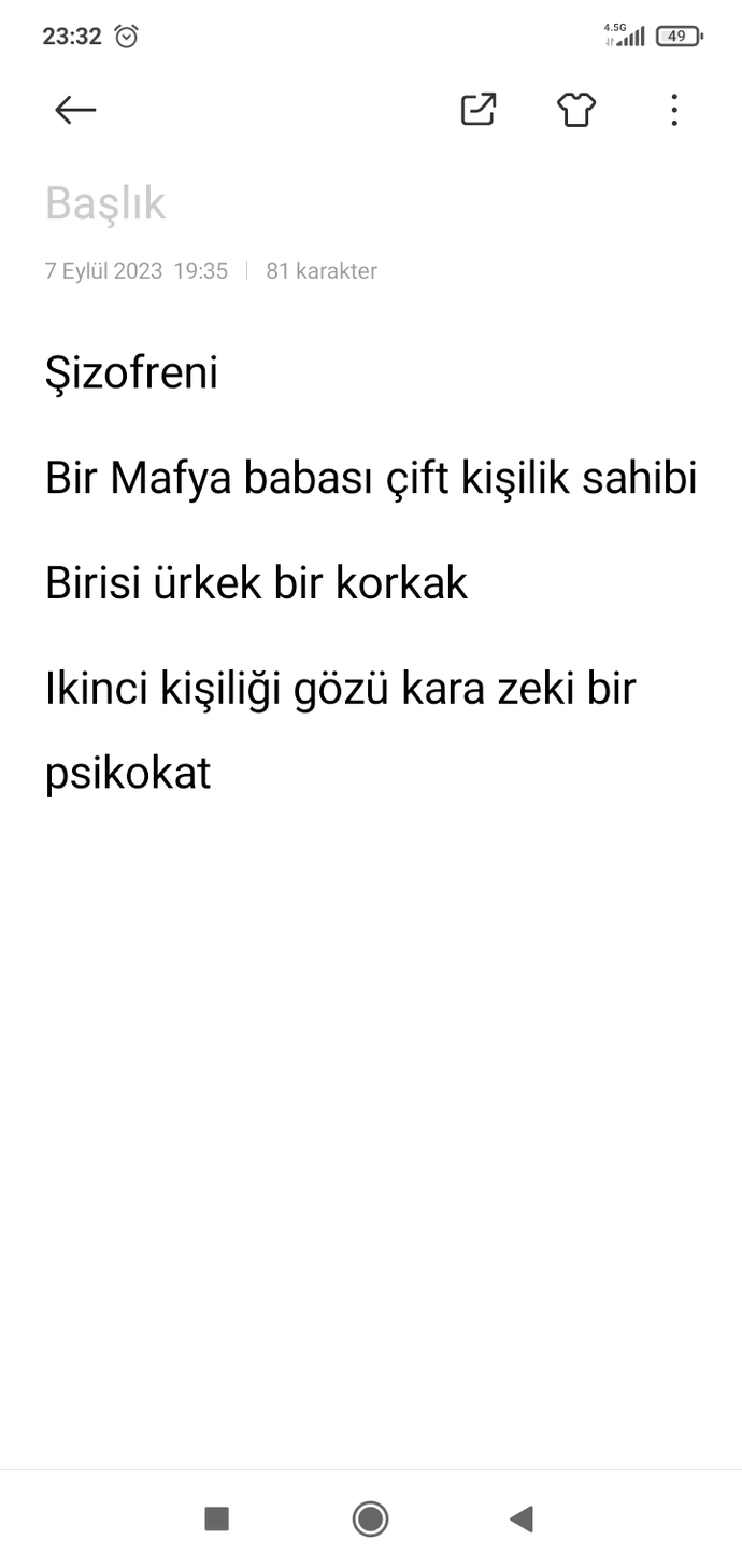Hayalini kurduğunuz bir fikir ve ya projenin gerçekleşmesine şahit oldunuz mu?