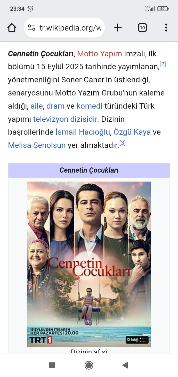 Düşündüğüm fikir tarihî 2023 tü çekilen dizi tarihi de 2025..