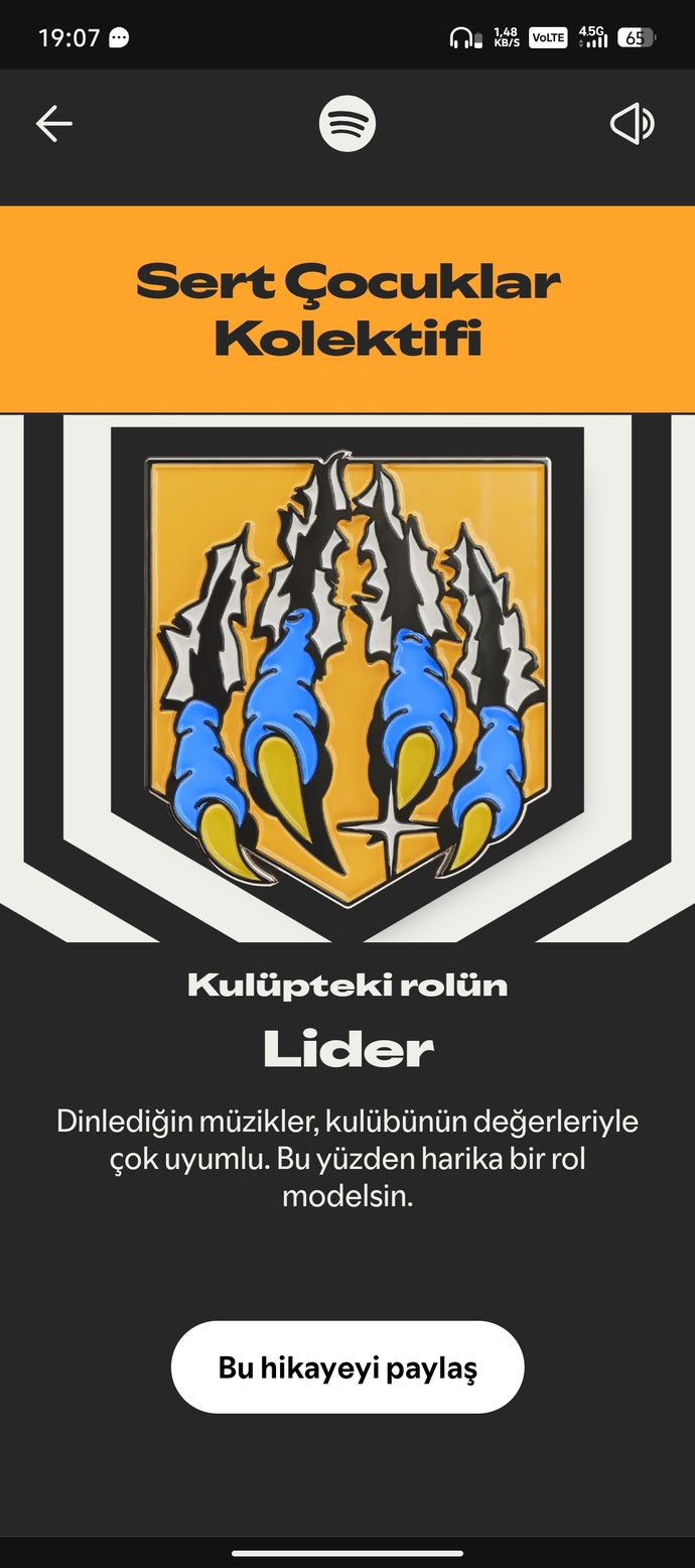 Spotify özetinde kulübünüz ve yaşınızı öğrendiniz mi?