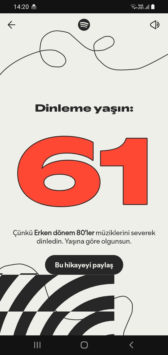 Spotify özetinde kulübünüz ve yaşınızı öğrendiniz mi?