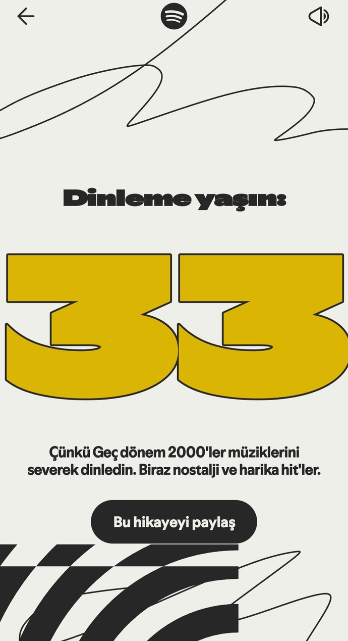 Spotify özetinde kulübünüz ve yaşınızı öğrendiniz mi?